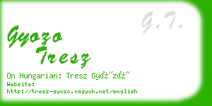 gyozo tresz business card